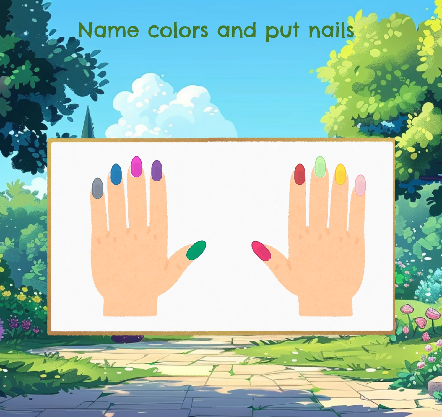 Interactive body parts genially games