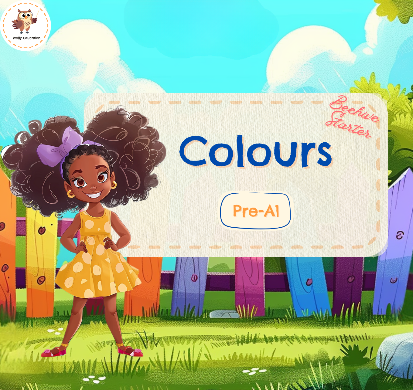 Colours Beehive Starter ESL Genially Lesson