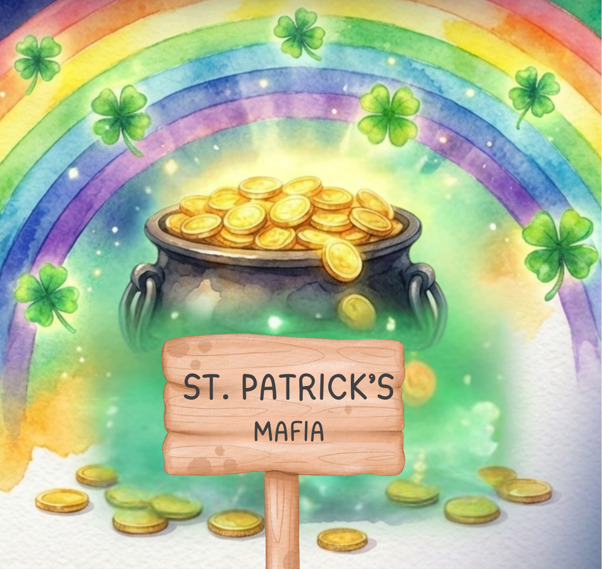 St. Patrick’s Day ESL game, St. Patrick’s Day classroom game, Mafia inspired ESL game, Genially interactive presentation, printable game cards, St. Patrick’s Day speaking activity, ESL holiday game for kids, St. Patrick’s Day lesson ideas, English speaking game for children, St. Patrick’s Day printable activity, holiday ESL resource, classroom game for young learners, Wolly Education
