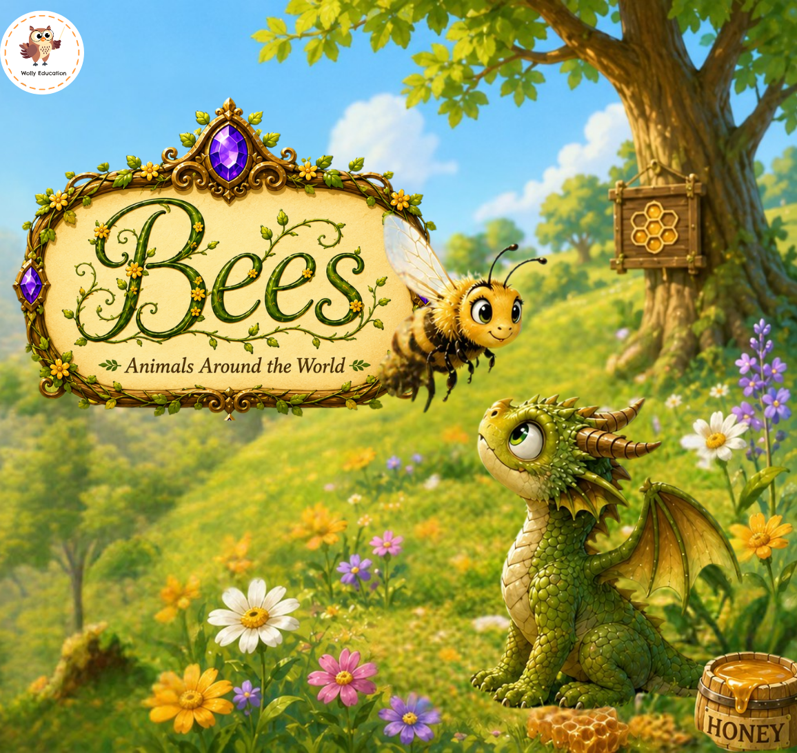 genially bees, bees English lesson, bee vocabulary for kids, interactive ESL lesson, insects English activities, English presentation for children, bee facts for kids, preschool English lesson, kindergarten ESL activities, nature vocabulary, spring English lesson, bee body parts, spelling games for kids, speaking activities for young learners, interactive English games, ESL resources for teachers