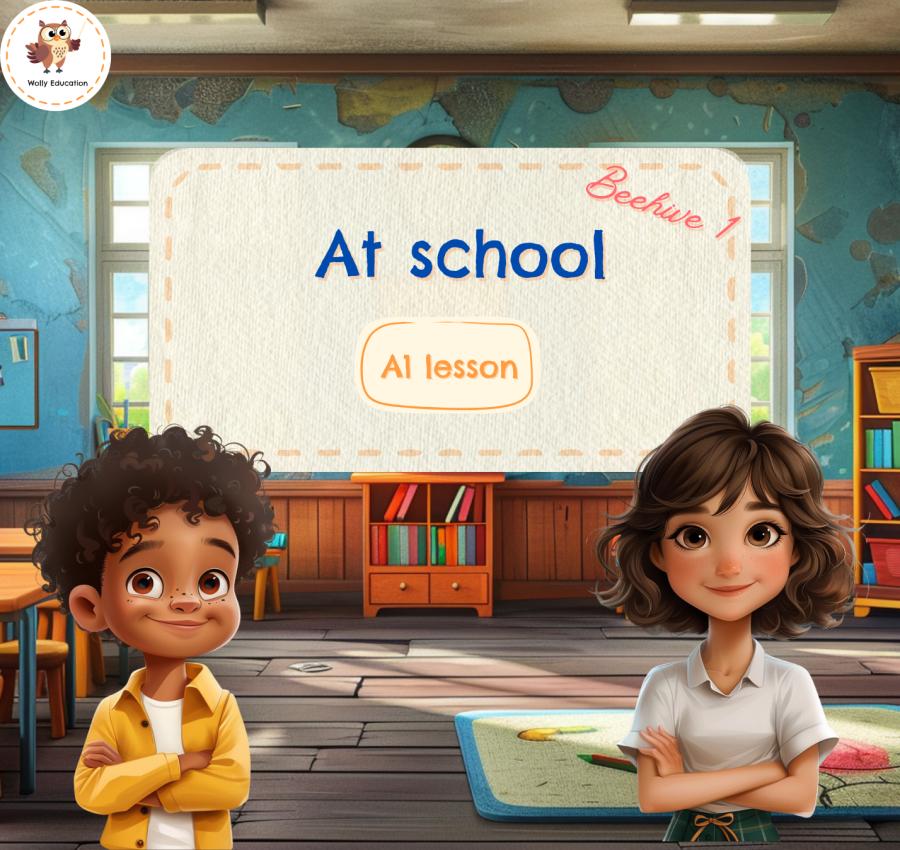 Beehive 1 interactive lesson, school genially interactive lesson