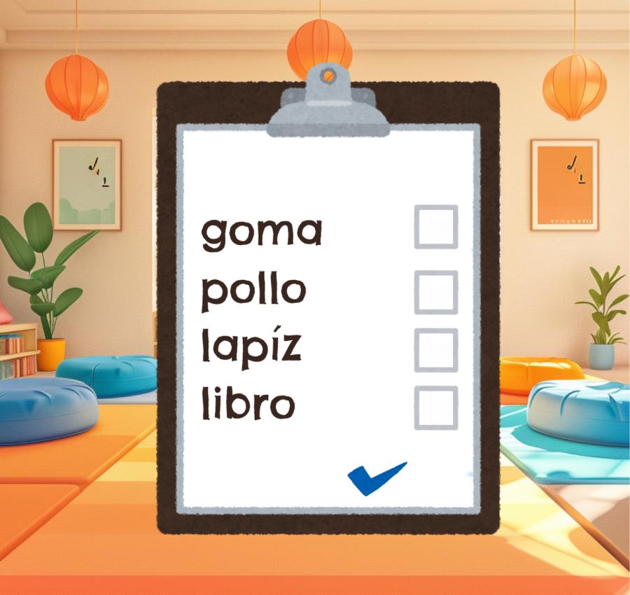 genially spanish lesson, matetiales escolares genially,  online lesson, interactive lesson, Clan 7 genially