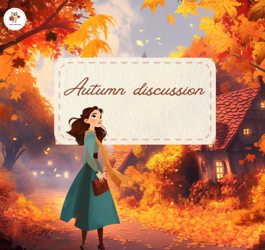 fall genially, autumn genially, autumn discussion game, speaking genially