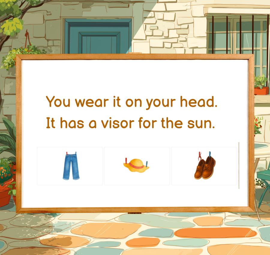 genially clothes lesson, genially clothes, ESL clothes lesson,