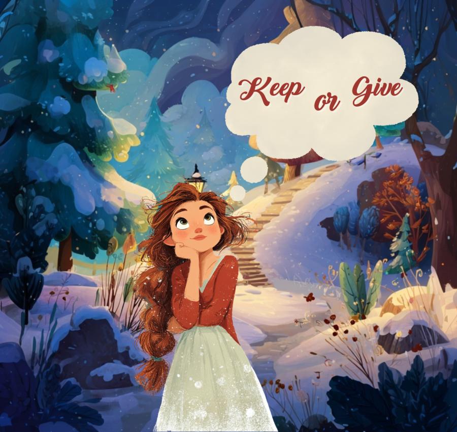 Winter ESL discussion slide with question What do you wear when it’s cold for speaking practice