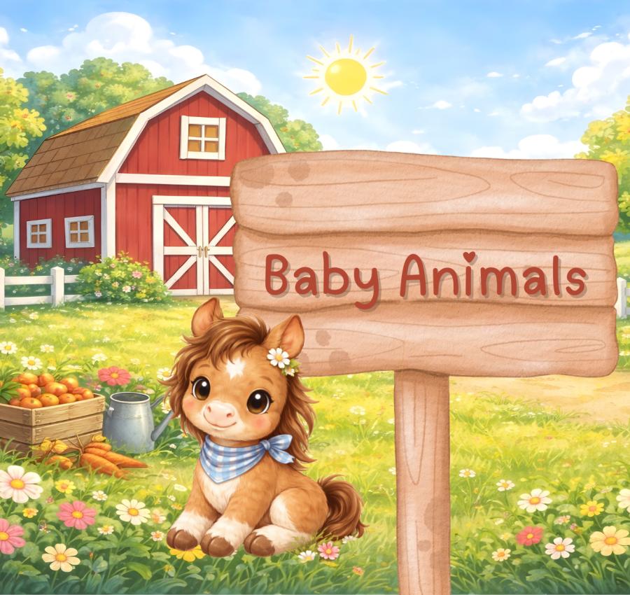 Farm Baby Animals – ESL Online Activities for Preschoolers