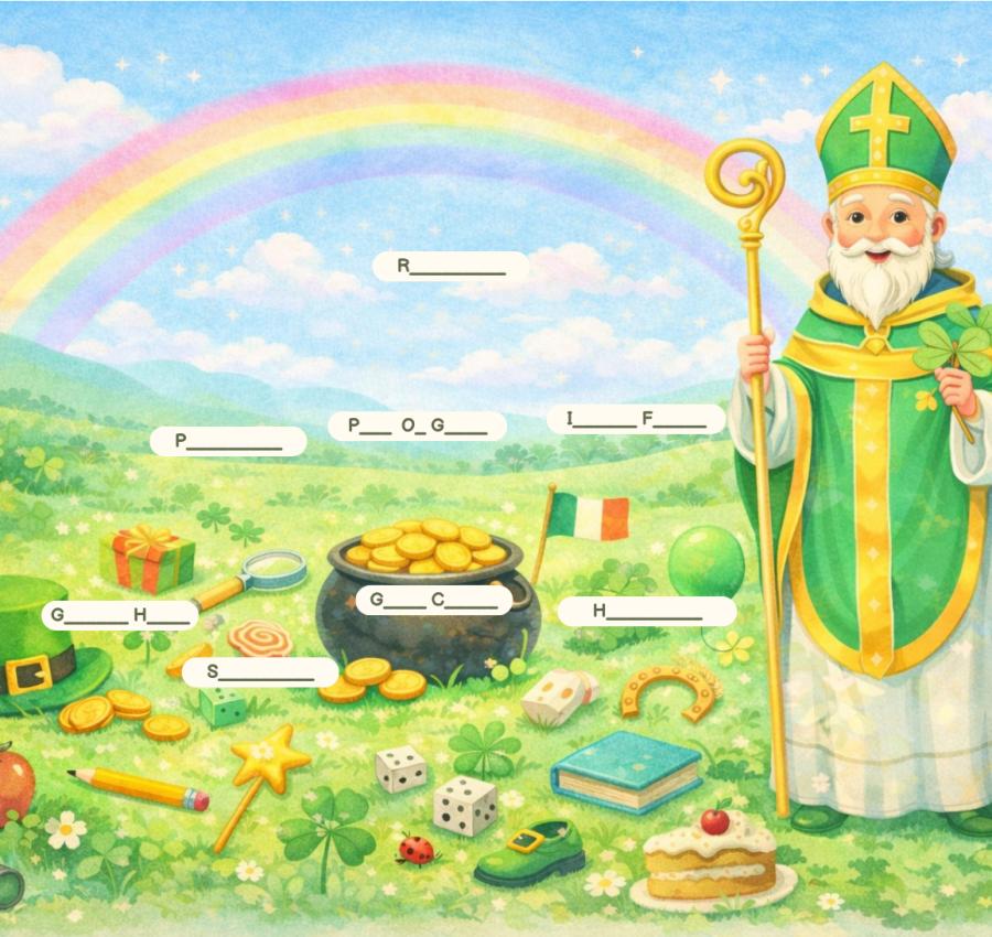 St. Patrick’s Day lesson, St. Patrick’s Day ESL, Genially lesson, was were practice, St. Patrick reading, ESL holiday lesson, St. Patrick vocabulary, English lesson for kids, interactive St. Patrick lesson, young learners ESL