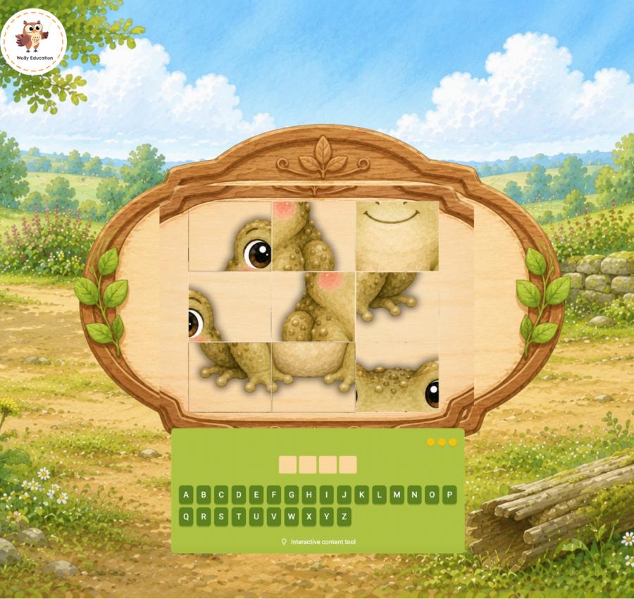 genially frogs, genially animals, frogs lesson for kids, frog activities for children, frog life cycle lesson, ESL animals lesson, interactive English lesson, frog vocabulary, frog flashcards, frog games for kids, word search for kids, spelling games for children, frog facts for kids, preschool English activities, primary ESL resources, amphibians lesson, Genially interactive lesson