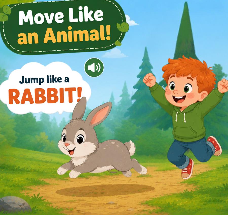 genially forest animals for kids, forest animals, animals for kids, forest animals in English, animal sounds for kids, animal vocabulary, English games for kids, forest animal activities