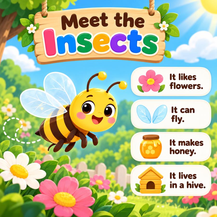 genially insects for kids, insects preschool, insects English lesson, English for preschoolers, English for kids, preschool English activities, insects vocabulary, bee butterfly ant ladybird beetle fly, interactive English lesson, insects activities for kids, kindergarten English, ESL preschool, ESL insects, bug activities for preschoolers 